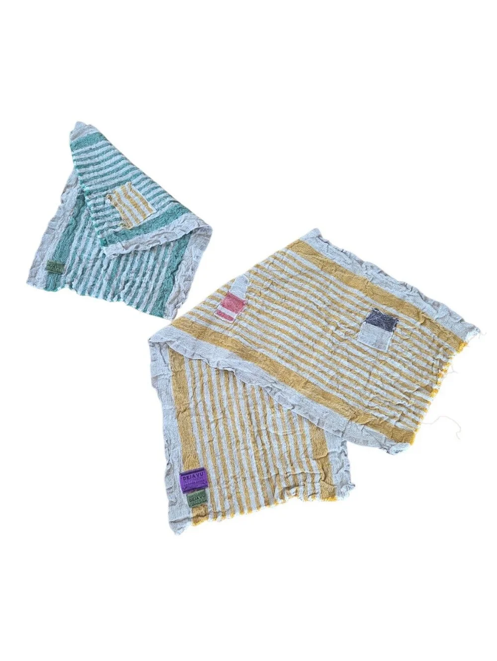 Artisan Crafted Linen Set Tea Towel Table Runner Boho Chic Kitchen New Mexico
